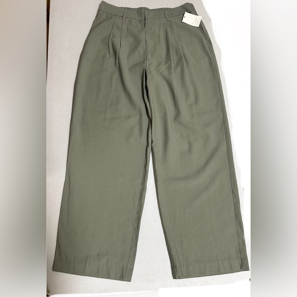 A New Day Olive Green Straight Trousers NWT - Picture 3 of 7